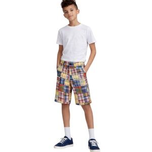 Polo Ralph Lauren Boys Patchwork Plaid Cotton Shorts